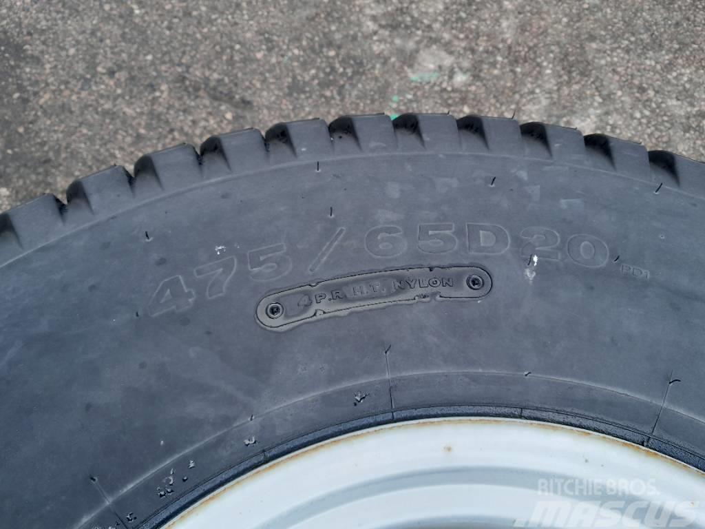 Bridgestone 475/65D20 Hjul Padangos, ratai ir ratlankiai