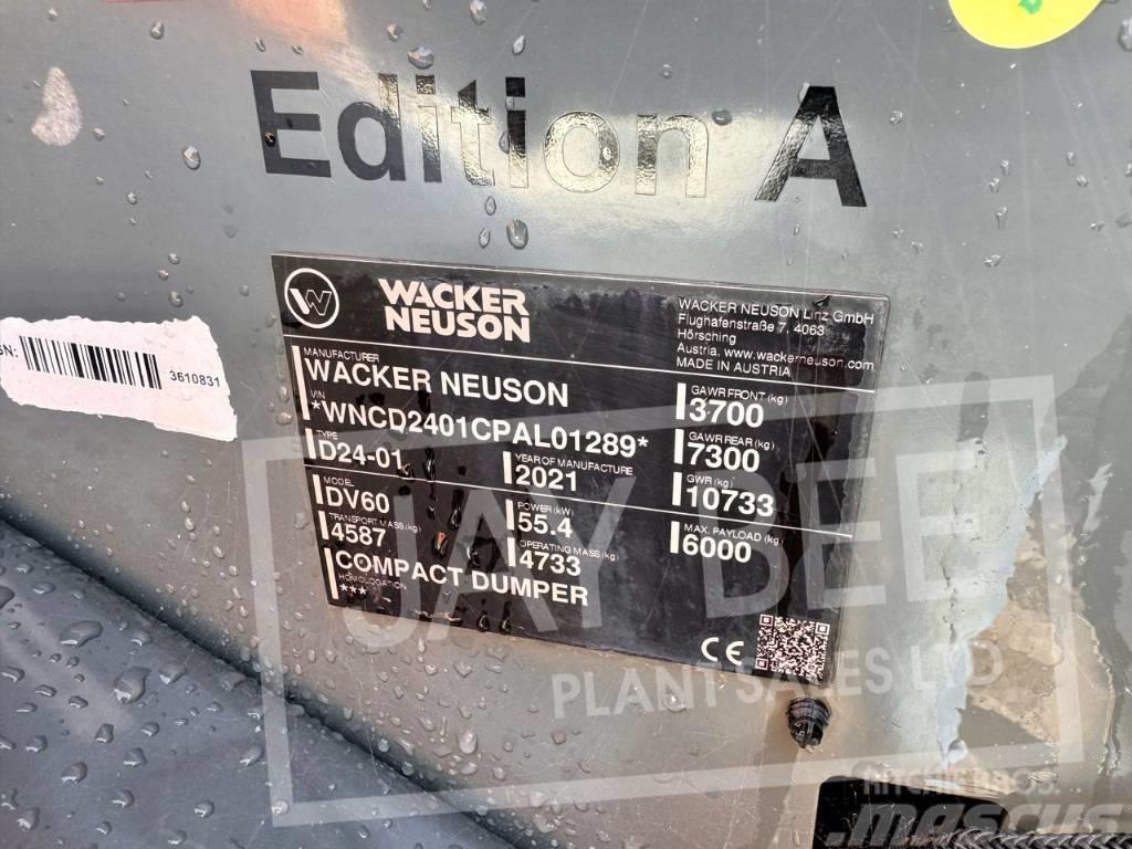 Wacker Neuson DV 60 Statybiniai savivarčiai sunkvežimiai