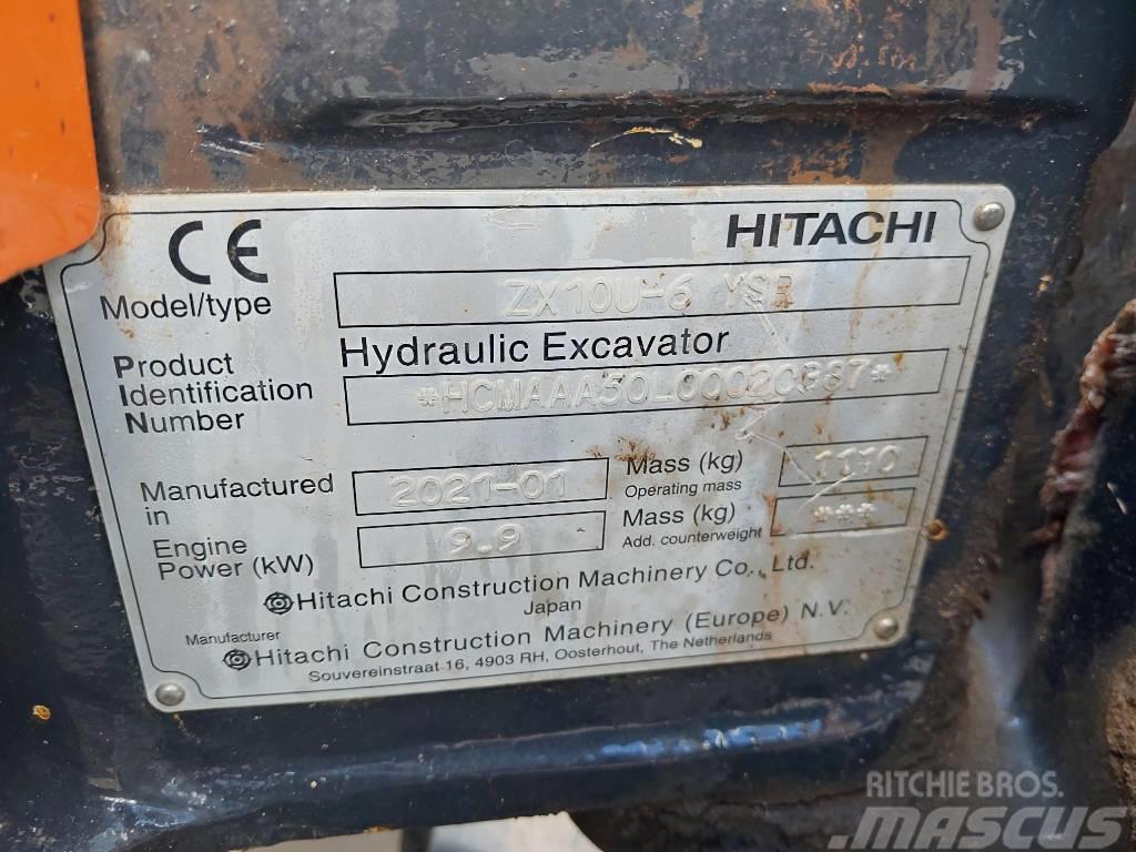 Hitachi ZX10U-6 Mini ekskavatoriai < 7 t