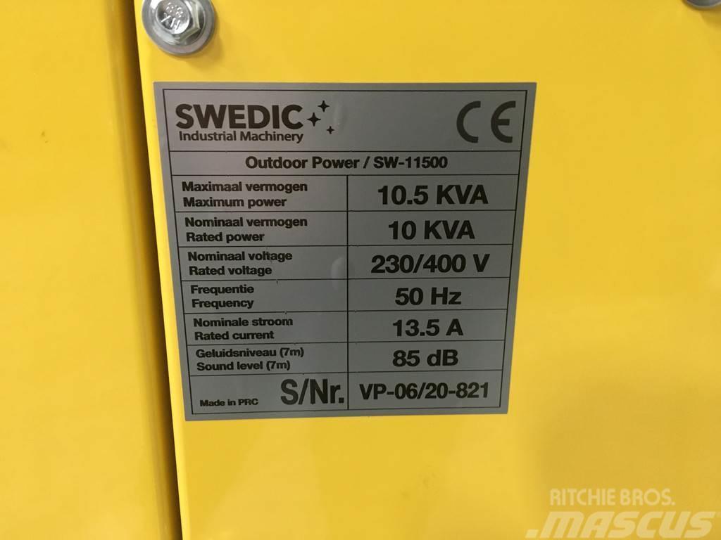  SWEDIC SW-11500 GENERATOR 10KVA NEW Dyzeliniai generatoriai