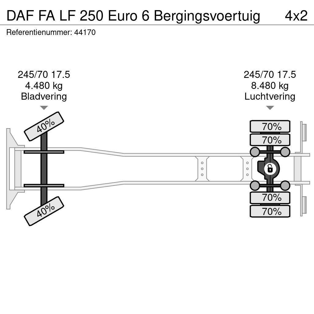 DAF FA LF 250 Euro 6 Bergingsvoertuig Pagalbos kelyje automobiliai