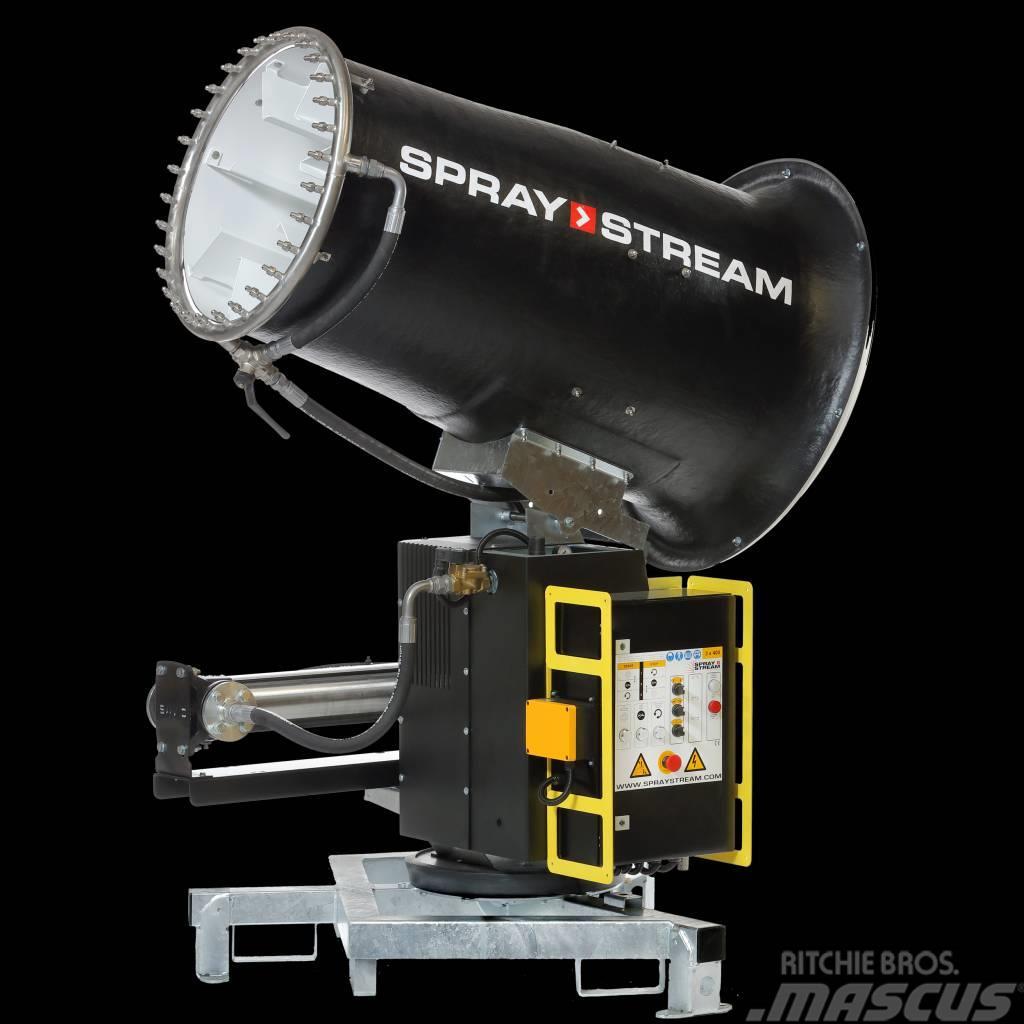 SprayStream STØV / FOG  Cannons   -         Støv/lugt-kontrol Vėdinimo sistemos