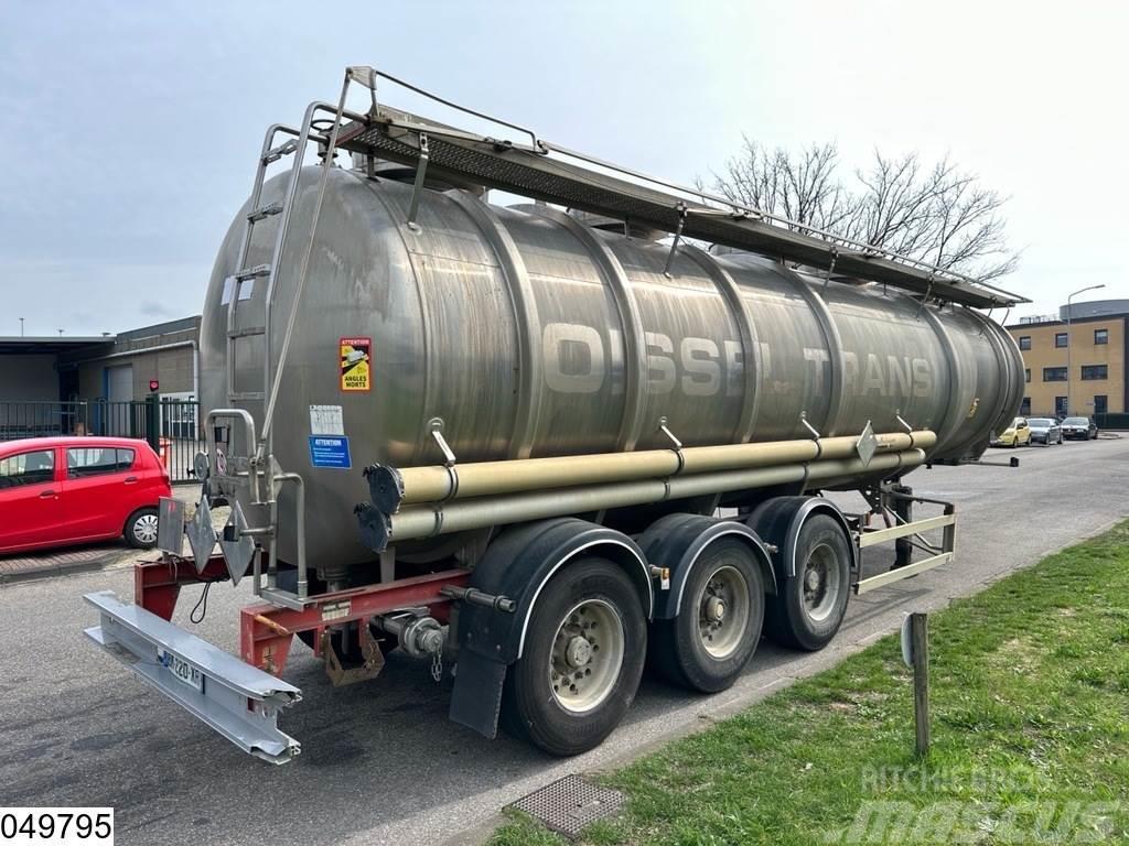 Magyar Chemie 37500 Liter RVS Tank, 1 Compartment Cisternos puspriekabės