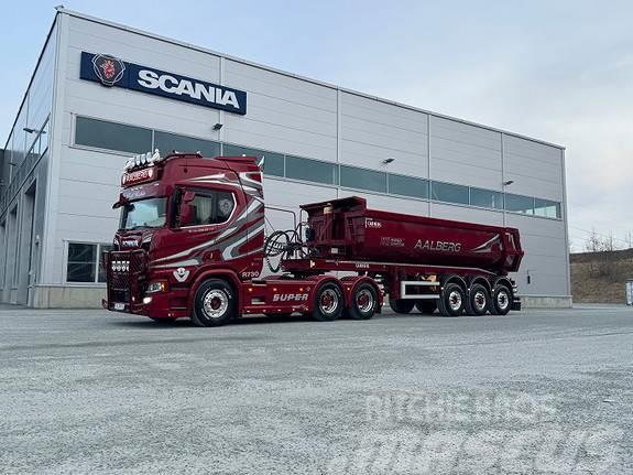 Scania R 730 A6x4NB Tipptrekker med 2020 mod Carnehl Tipp Naudoti vilkikai