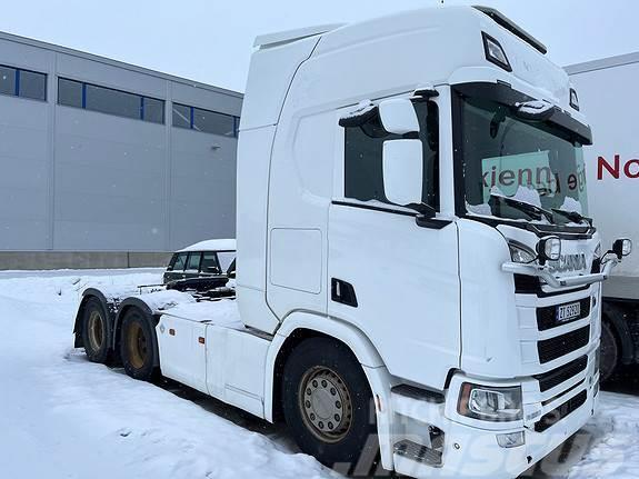 Scania R580 6X4 Hydraulikk, brøytefeste/uttak for spreder Naudoti vilkikai