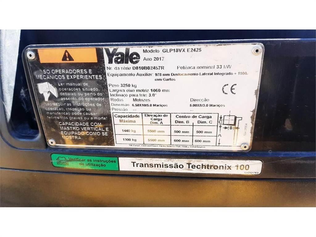 Yale GLP18VX LPG (dujiniai) krautuvai
