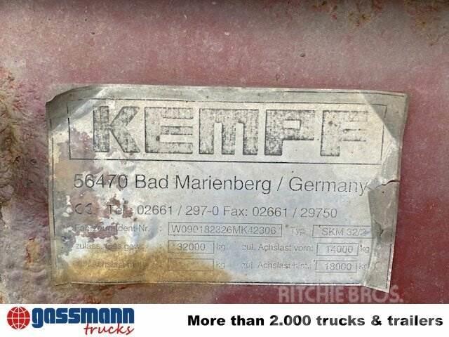 Kempf SKM 32/2 Stahlmulde ca. 24m³, Liftachse, Savivartės puspriekabės