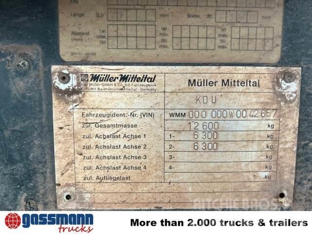 Müller-Mitteltal KDU 12.6, Ex-Bundeswehr Savivartės priekabos