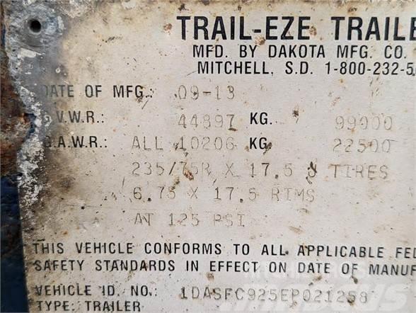 Trail-Eze TE801 Žemo iškrovimo puspriekabės