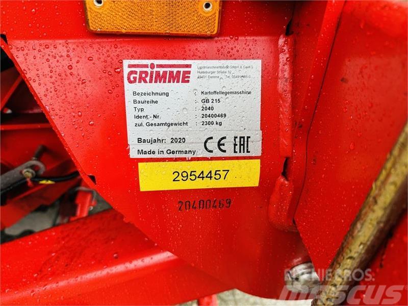Grimme GB-215 Sodinimo technika