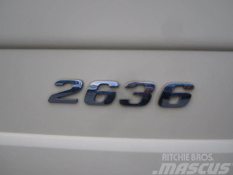 Mercedes-Benz Actros 2636 Savivarčiai su kabeliniu keltuvu