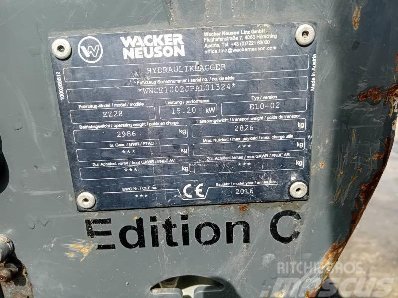 Wacker Neuson EZ28 Mini ekskavatoriai < 7 t