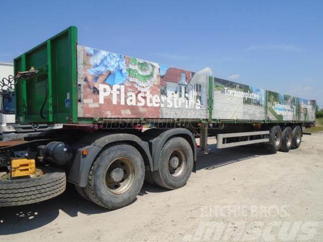 Dinkel DSAP 39000 4580 kg Bortinių sunkvežimių priekabos su nuleidžiamais bortais