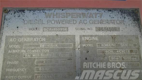 MultiQuip WHISPERWATT DCA150SSK Dyzeliniai generatoriai
