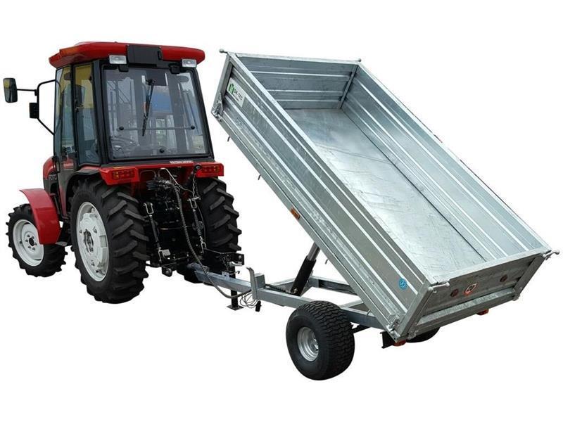 Dk-Tec 1.5 tons galvaniseret trailer Kiti naudoti aplinkos tvarkymo įrengimai
