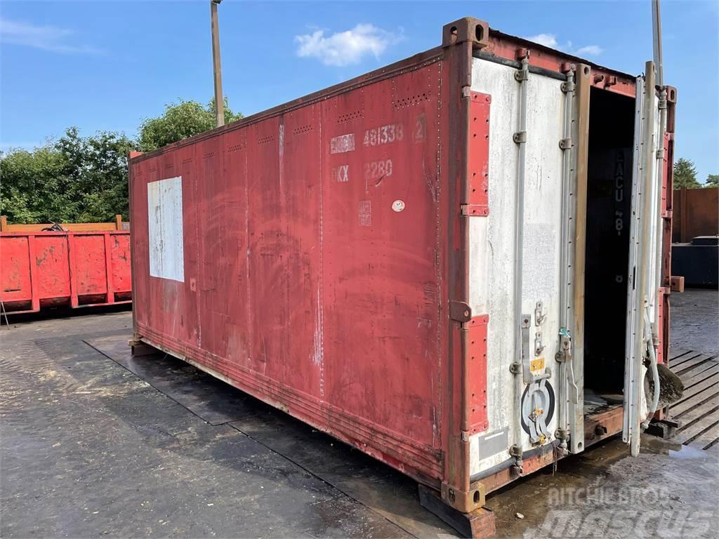  20FT container, lukket, til dyrehold eller lign. Saugojimo konteineriai