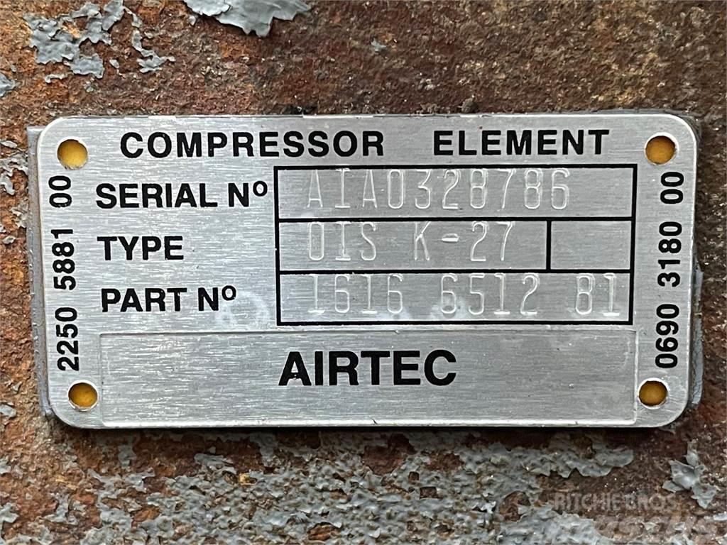  Airtec OIS K-27 kompressor ex. Atlas Copco ROC D5  Kompresoriai