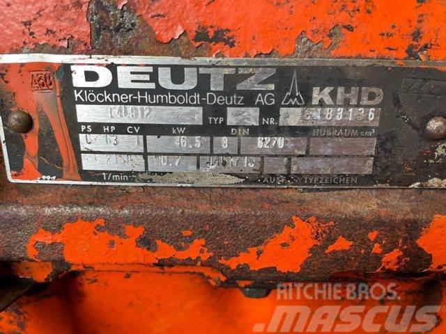 Deutz F4L 912 motor - kun til dele Varikliai