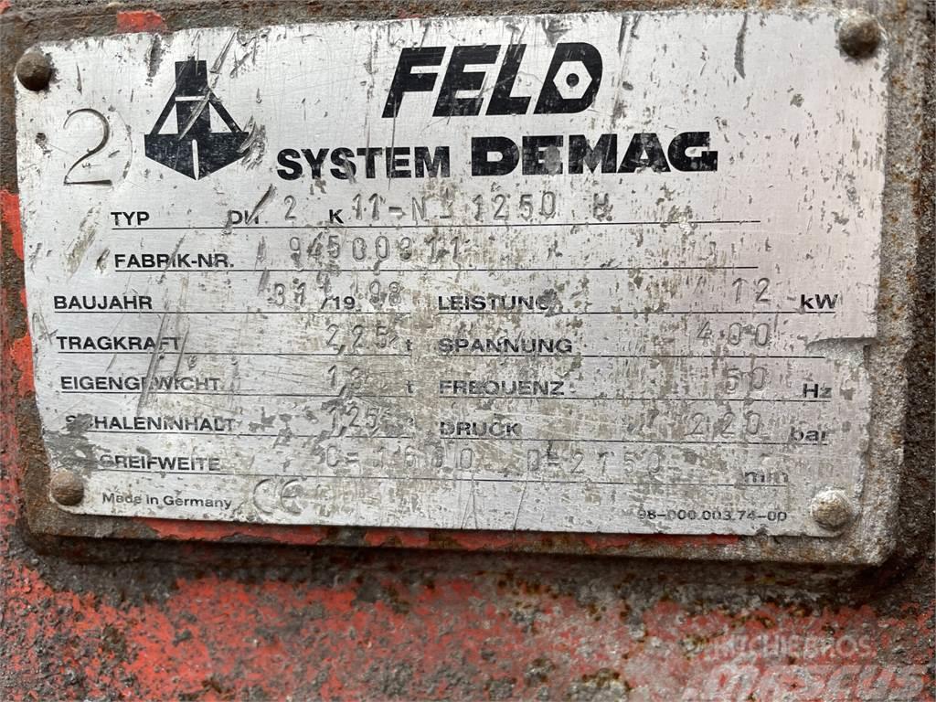  Feld-Demag 1,25 kbm el-hydraulisk grab type DH2K 1 Griebtuvai