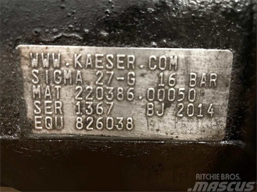  Kompressor ex. Kaeser M122 - 16 Bar Kompresoriai