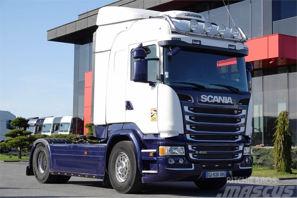 Scania R 450 / RETARDER / I-PARK COOL / EURO 6 / SPROWADZ Naudoti vilkikai
