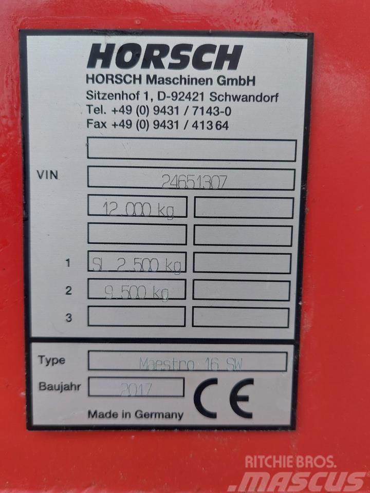 Horsch Maestro 16.75 SW Tiksli sėjimo technika