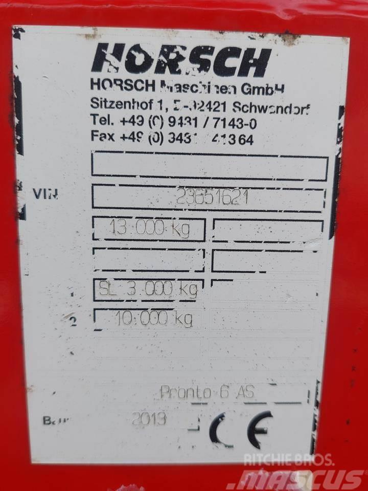 Horsch Pronto 6 AS PPF med Doudrill Sėjimo technika