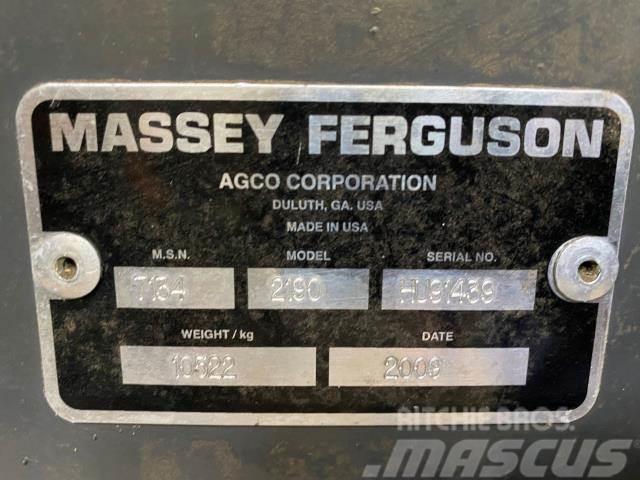 Massey Ferguson 2190 Stačiakampių ryšulių presai