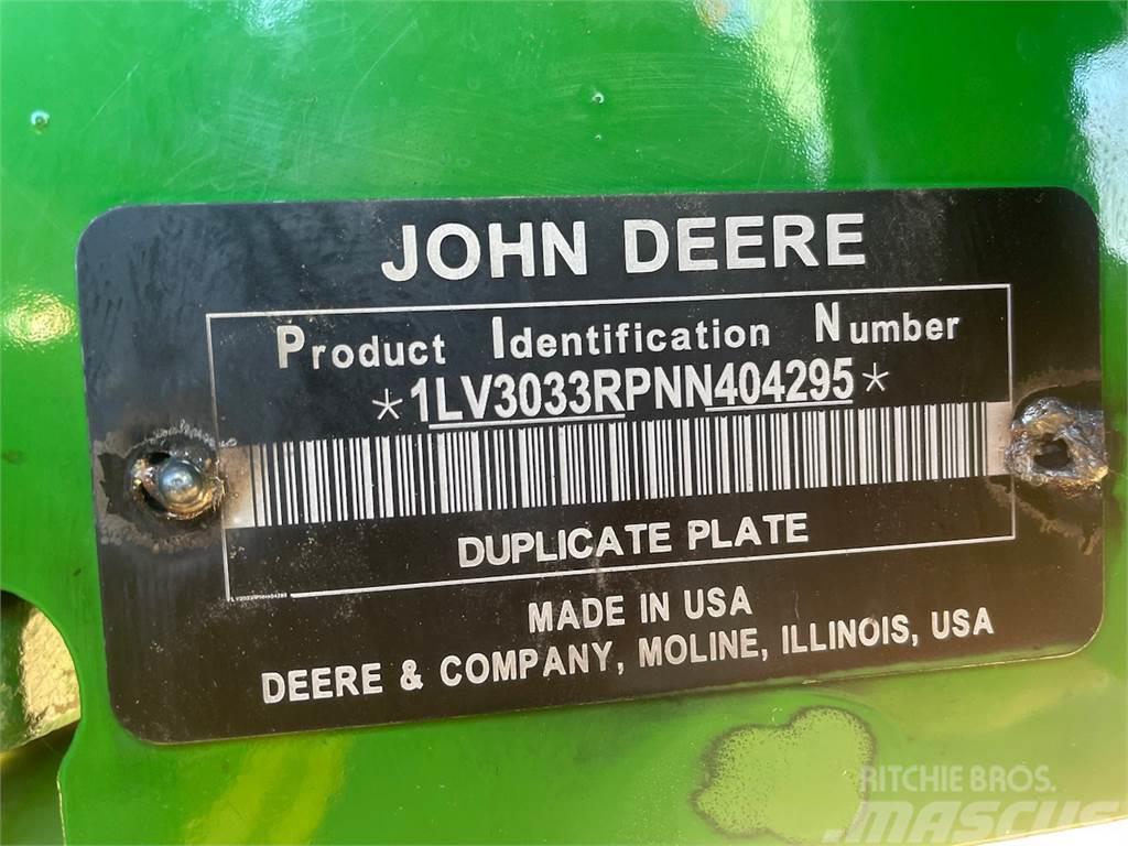 John Deere 3033R Naudoti kompaktiški traktoriai