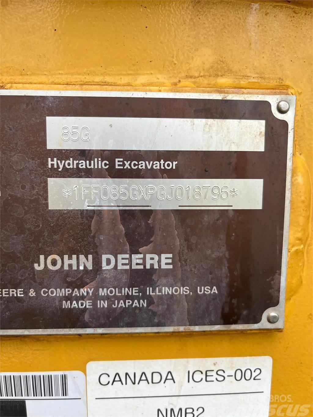 John Deere 85G Vikšriniai ekskavatoriai