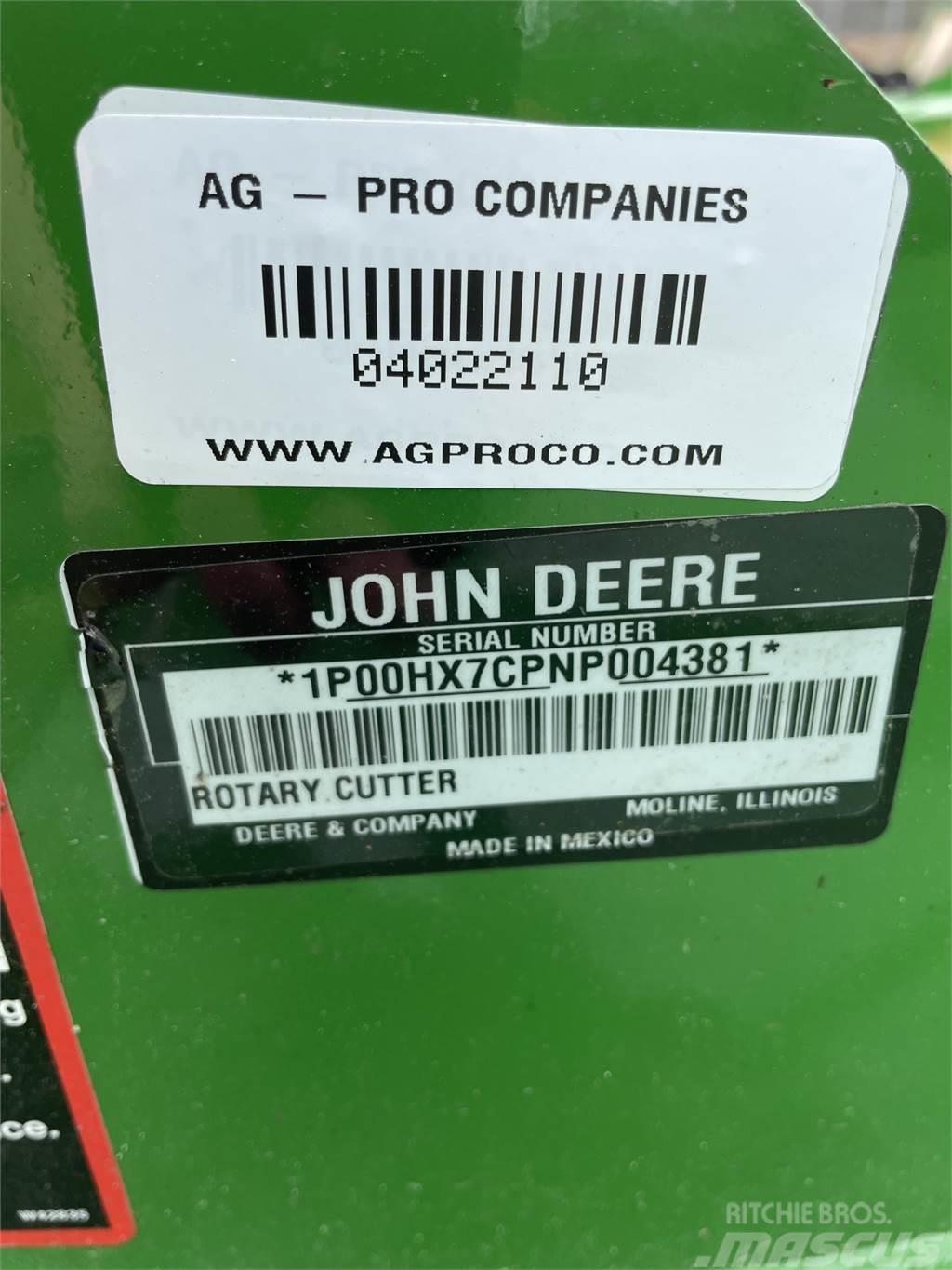 John Deere HX7 Ryšulių smulkinimo, pjaustymo ir išvyniojimo įrenginiai