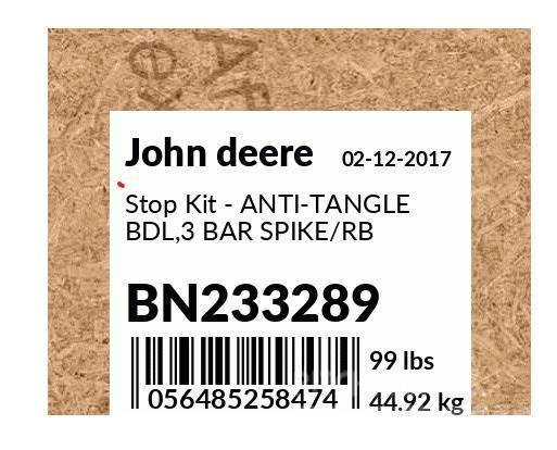 John Deere New Anti-Tangle kit for 2310 Kita kultivavimo technika ir priedai