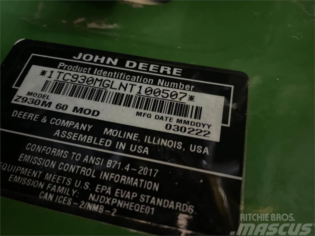 John Deere Z930M Žoliapjovės su lankstiniu vairavimo mechanizmu