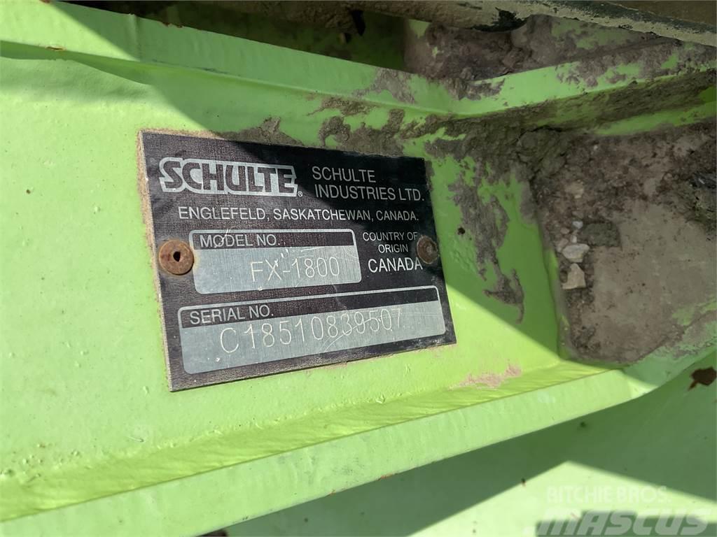 Schulte FX-1800 Ryšulių smulkinimo, pjaustymo ir išvyniojimo įrenginiai