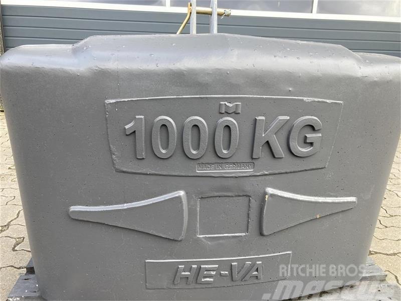 He-Va 800 kg og 1000 kg Frontalinių krautuvų priedai