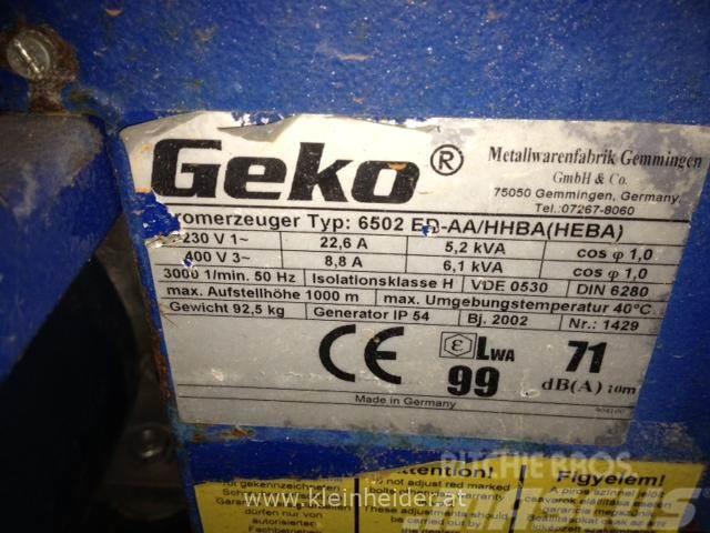  Geko Aggregat 6502 5 kVA Dyzeliniai generatoriai