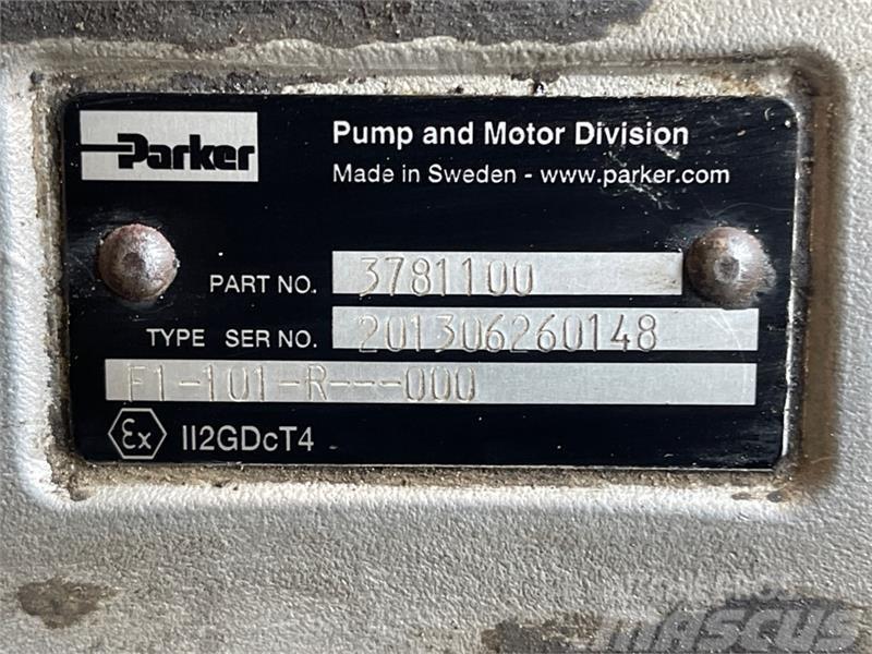 Parker PAKER HYDRAULIC PUMP 3781100 Hidraulikos įrenginiai