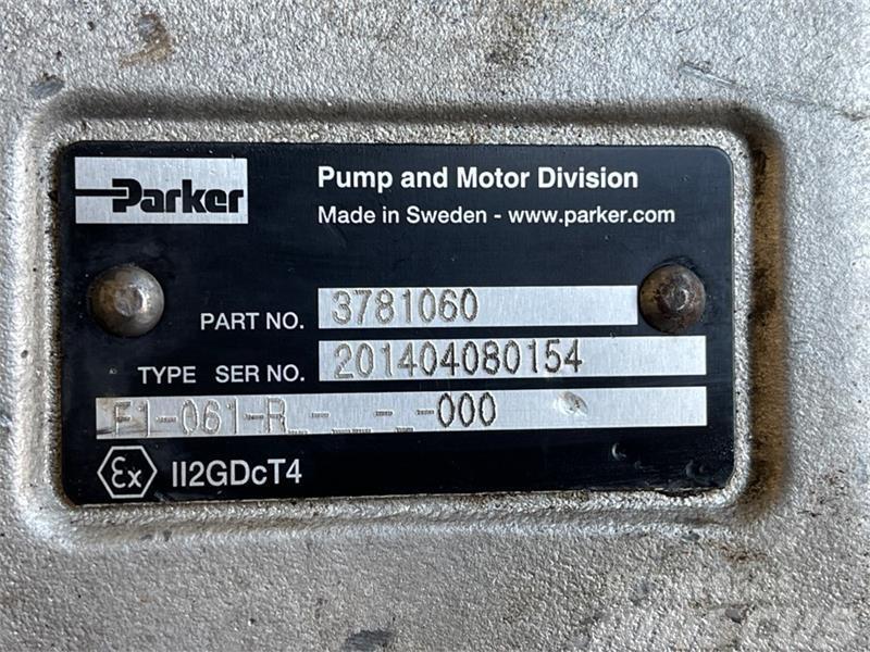 Parker PARKER HYDRAULIC PUMP 3781060 Hidraulikos įrenginiai