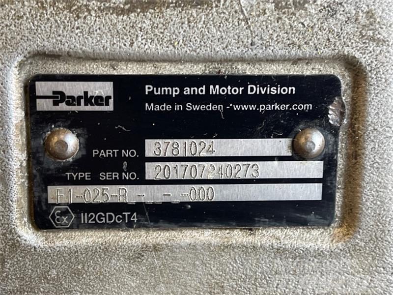 Parker PARKER HYDRAULIC PUMP 3781024 Hidraulikos įrenginiai