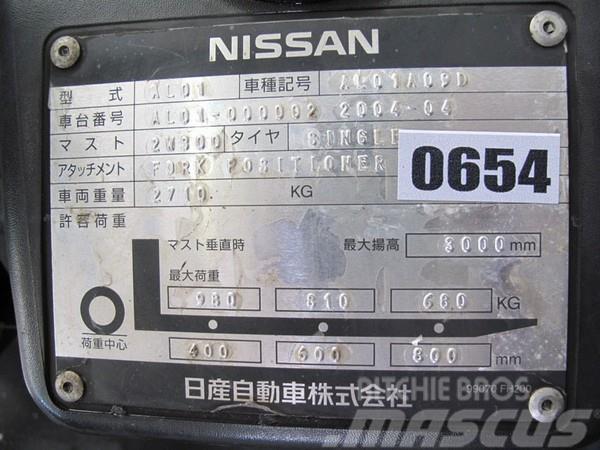 Nissan AL01A09D LPG (dujiniai) krautuvai