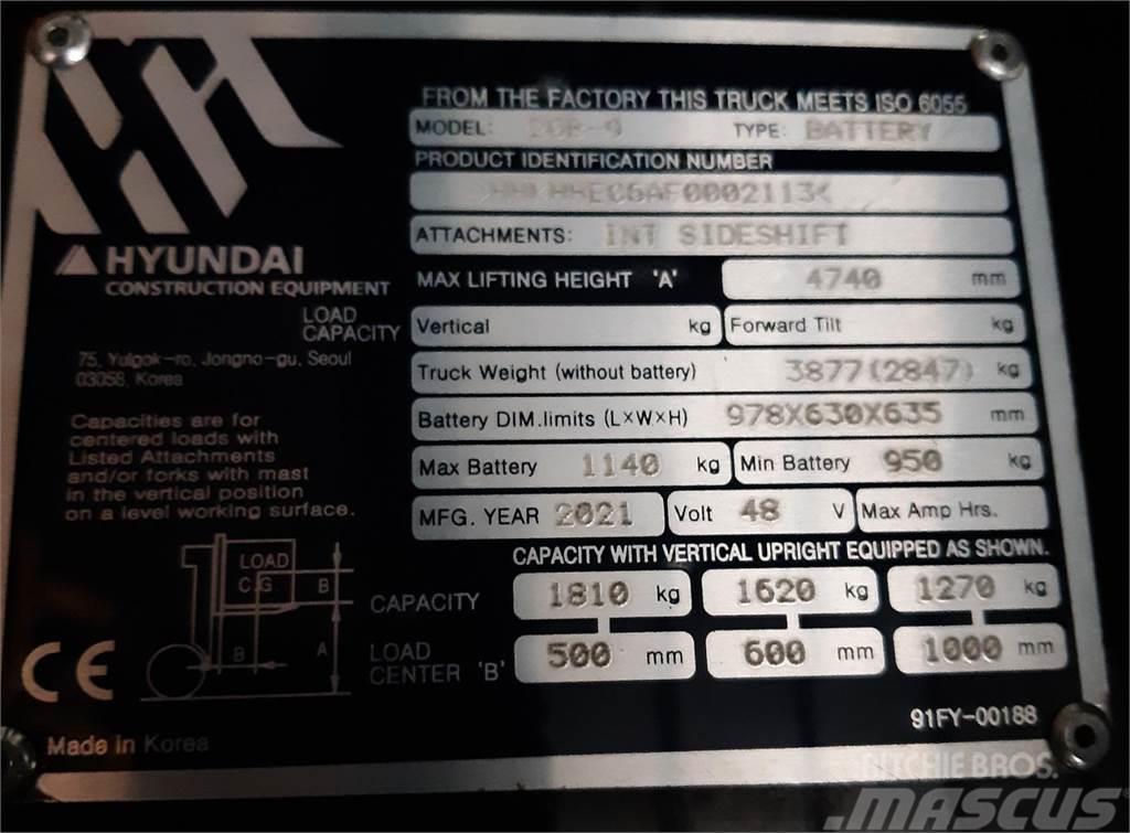 Hyundai 20B-9 TS470 Elektriniai šakiniai krautuvai