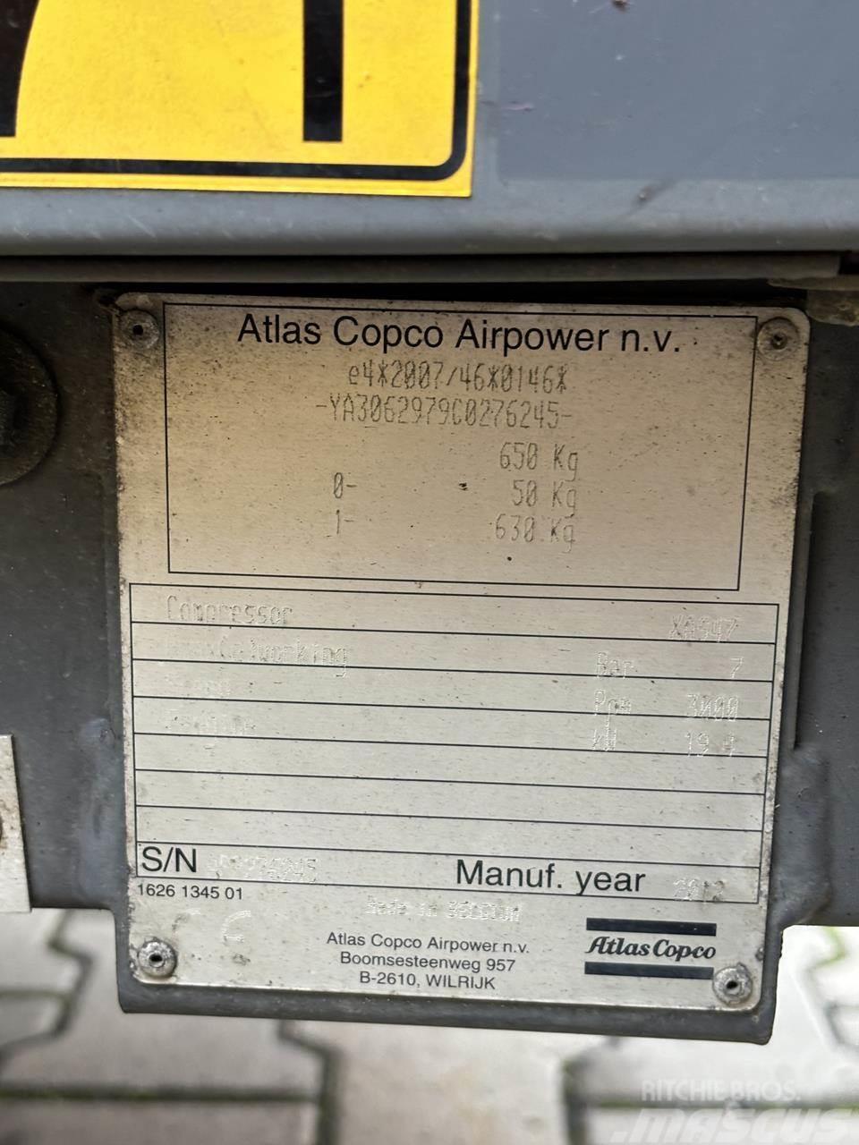 Atlas Copco XAS 47 Kompresoriai