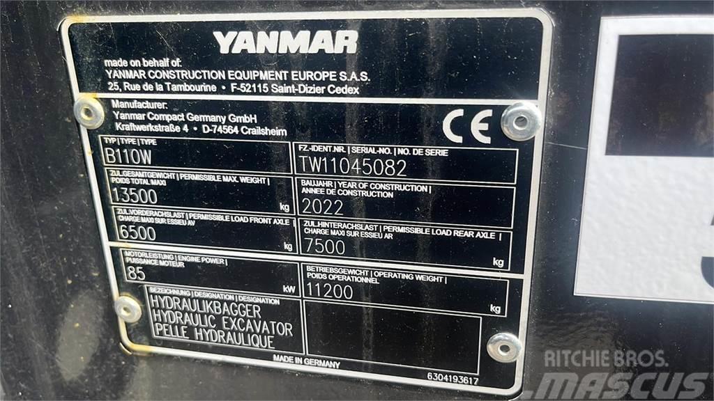 Yanmar B110W Ratiniai ekskavatoriai