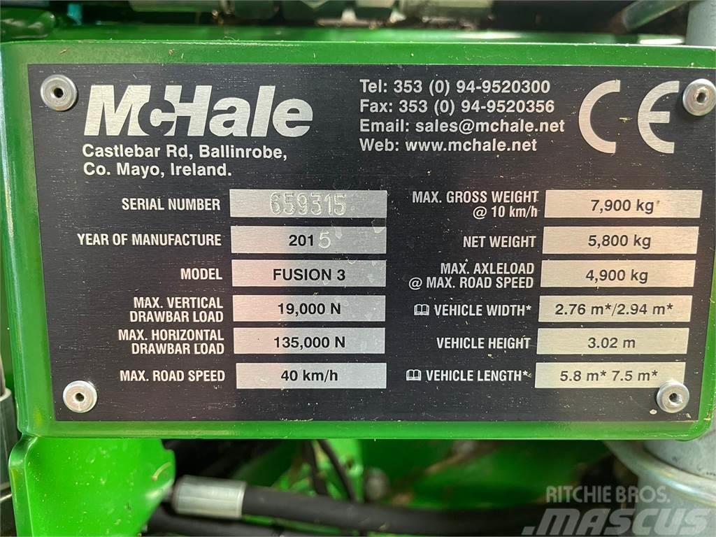 McHale Fusion 3 Pers Wikkel Combinatie Derliaus nuėmimo kombainai