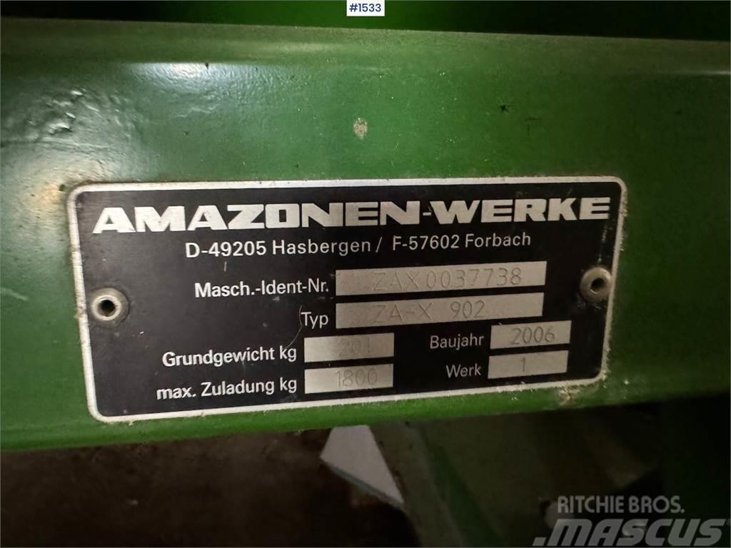 Amazone ZA-X Kita tręšimo technika