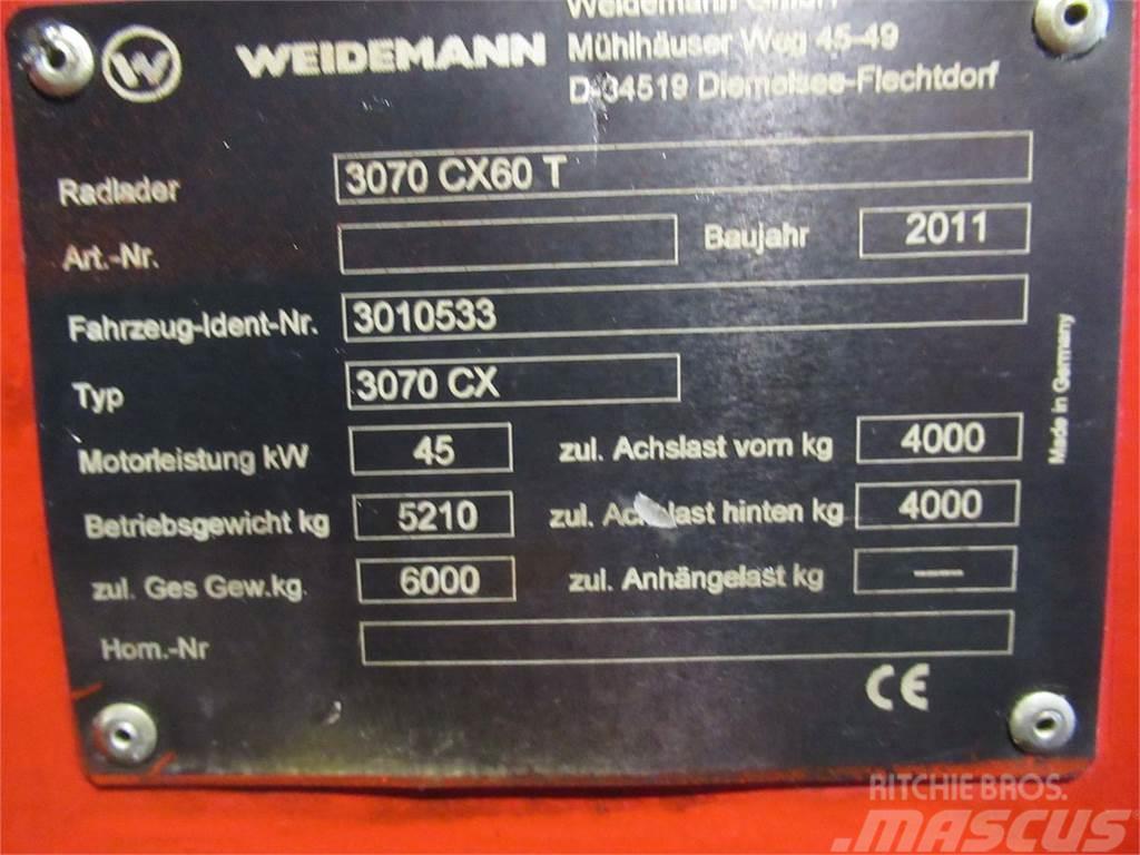 Weidemann 3070 CX60 Frontaliniai krautuvai ir ekskavatoriai