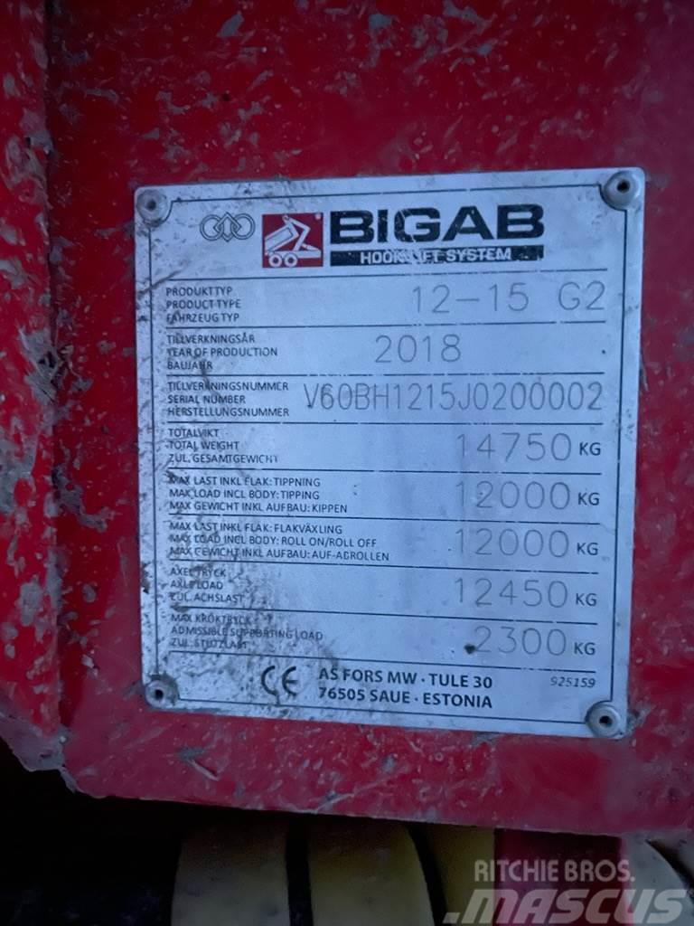 Bigab 12-15 G2 Kitos priekabos