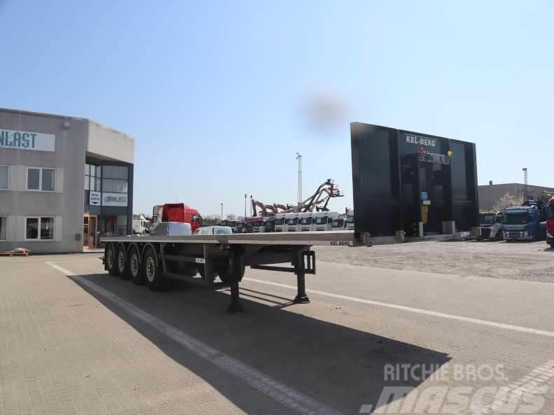 Kel-Berg 11.9 m Bortinių sunkvežimių priekabos su nuleidžiamais bortais