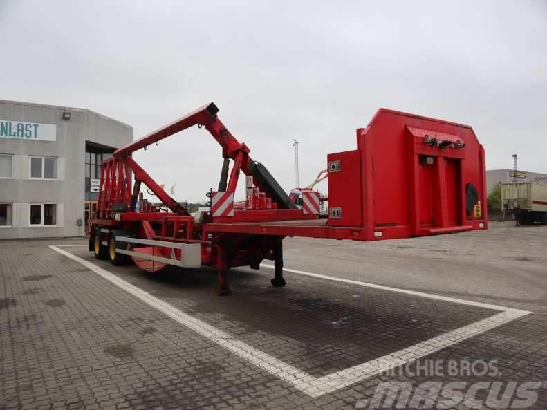 Kel-Berg Flangetrailer Bortinių sunkvežimių priekabos su nuleidžiamais bortais
