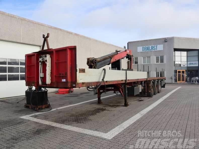  MTDK 13.5 m Bortinių sunkvežimių priekabos su nuleidžiamais bortais